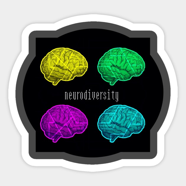 Neurodiversity Sticker by heychar1ie